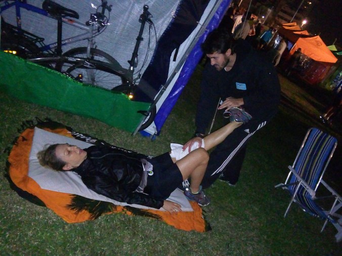 A equipe teve acompanhamento profissional do início ao final do evento.